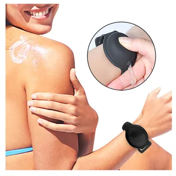 

Hand Sanitizer Dispensing Portable Bracelet Wristband Hand Dispenser Dispensador De Jabon Stylish Soap ремешок для часов