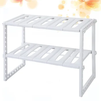 

1 pc Multifunction Stainless Steel Standing Organizer Sink Rack Storage Shelf for Kitchen