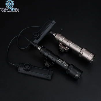 

Airsoft Surfire M600 M600B Scout Light 560lumens Flashlight Hunting Rifle Weapon Light with Softair Dual Function Tape Switch