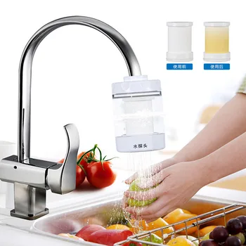 

Universal kitchen faucet filter Tap water pre-filter Household water probe Tap water filter Safe drinking water WF37