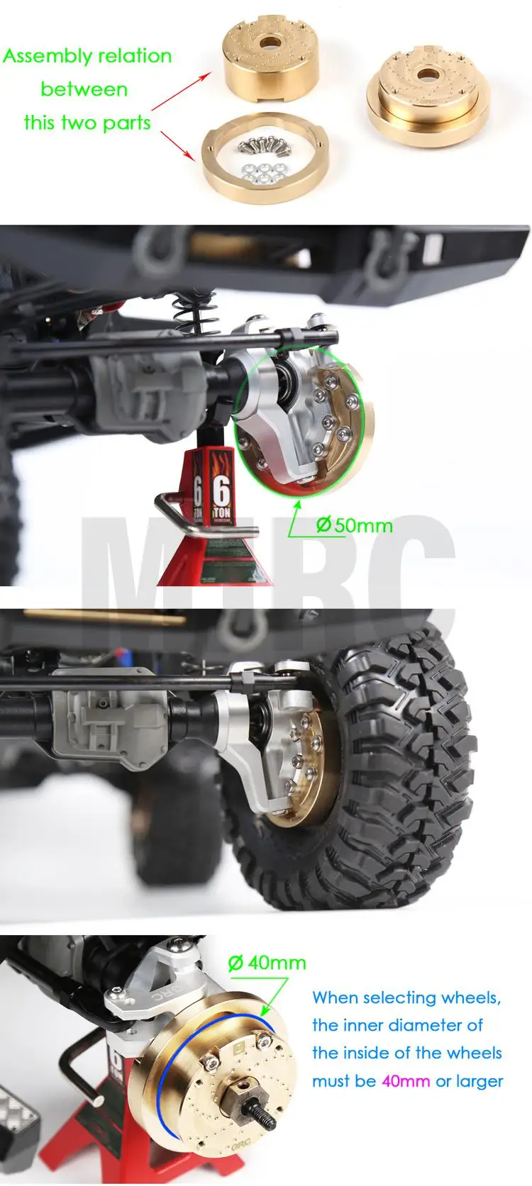 Portas do Eixo de Bronze Habitação para 1:10 Contrapeso Equilíbrio Peso Portal Unidade rc Rastreador Traxxas Trx-4 G500 Defender 2 Pçs Trx4 18 Cheap Peças e Acessórios