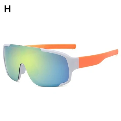 Мужские и женские велосипедные очки, уличные спортивные солнцезащитные очки с защитой от ультрафиолета, очки для горной дороги, велосипеда, велосипеда, рыбалки - Цвет: H