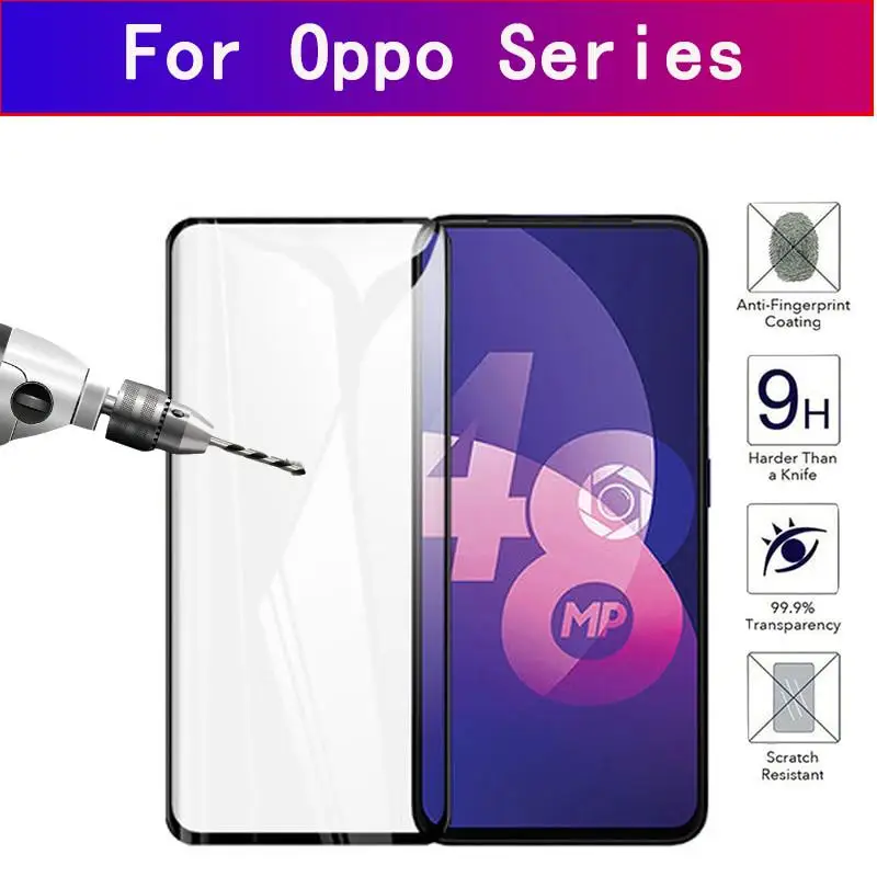 Закаленное стекло для OPPO Realme X Z 5 Xlite C2 Reno Z A 2F F11 Z1 профессиональная защита Защитная стеклянная пленка