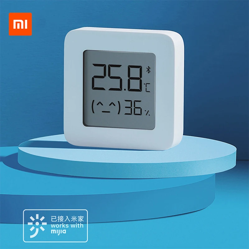 Original Xiaomi Bluetooth Thermometer 2 Mijia App Smart LCD Screen Electric Digital Hygrometer Thermometer Humidity Sensor afbeelding