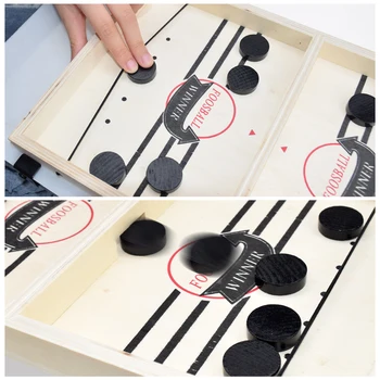 

Catapult Chess Bumper Chess Parent-child Interactive Game Table Desktop Battle 2 In 1 Ice Hockey Party Games Drop Shipping