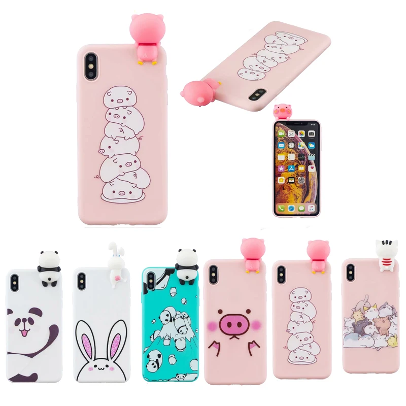 

3D Cartoon Panda Case for Xiaomi 8 5X A1 6X A2 Lite Pocophone F1 Redmi 5 Plus 4A 4X 6 6A S2 5A 7 7A K20 Note 5 6 7 pro 5A Cover