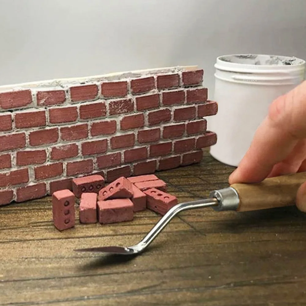 Мини цементный кирпич и раствор позволит вам построить свои собственные забавные гаджеты строительные блоки Развивающие детские крошечные стены мини кирпичная игрушка H10