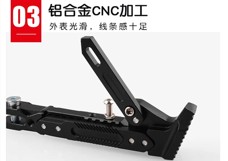 1 шт. CNC алюминиевый сплав Регулируемая подставка для ног боковая подставка для мотоцикла универсальные аксессуары для мотоциклов