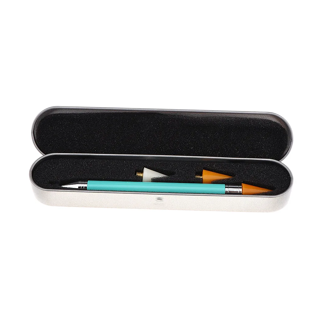 2 Ways Nail Art Rhinestones Dotting Tools Decoration Applicator Dual Heads Painting Pen | Красота и здоровье