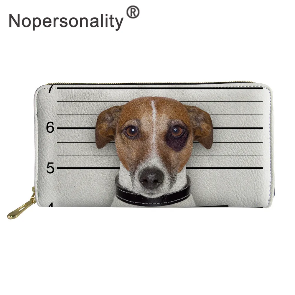 Женский кошелек из искусственной кожи Jack Russell Terrier, Женский Длинный кошелек на молнии, вместительные кошельки, женский кошелек, Сумочка для телефона и денег
