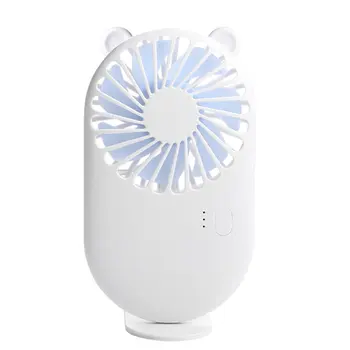 

USB Rechargeable mini handheld pocket fan ABS Lightweight and portable Seismic Drop resistance Feel comfortable