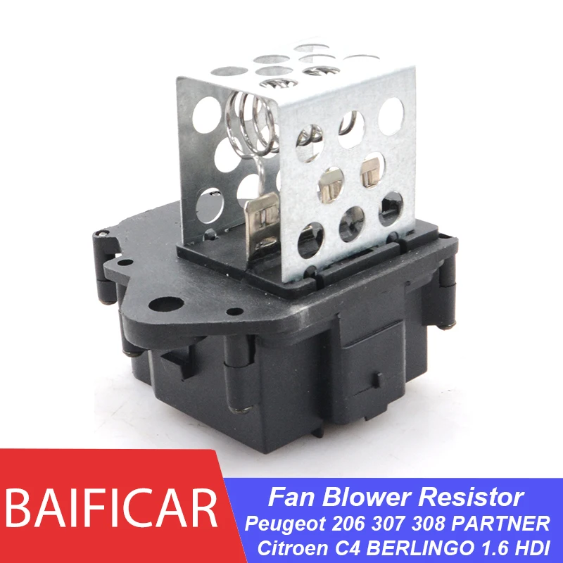 Brand Radiator Heater Motor Relay Fan Blower Resistor 9658508980 For Peugeot 206 307 308 Partner Citroen C4 Berlingo 1.6 Hdi|Fan Relay|Resistor 1Resistor 1/2 - Aliexpress