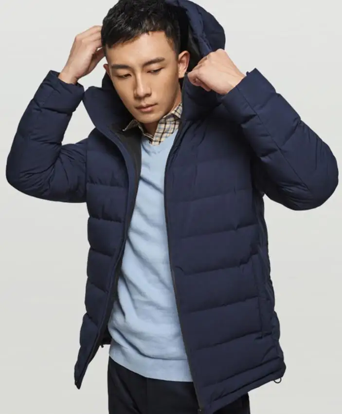  xiaomi Vancl men's down jacket thickening 2019 new smart app control winter temperature control hea