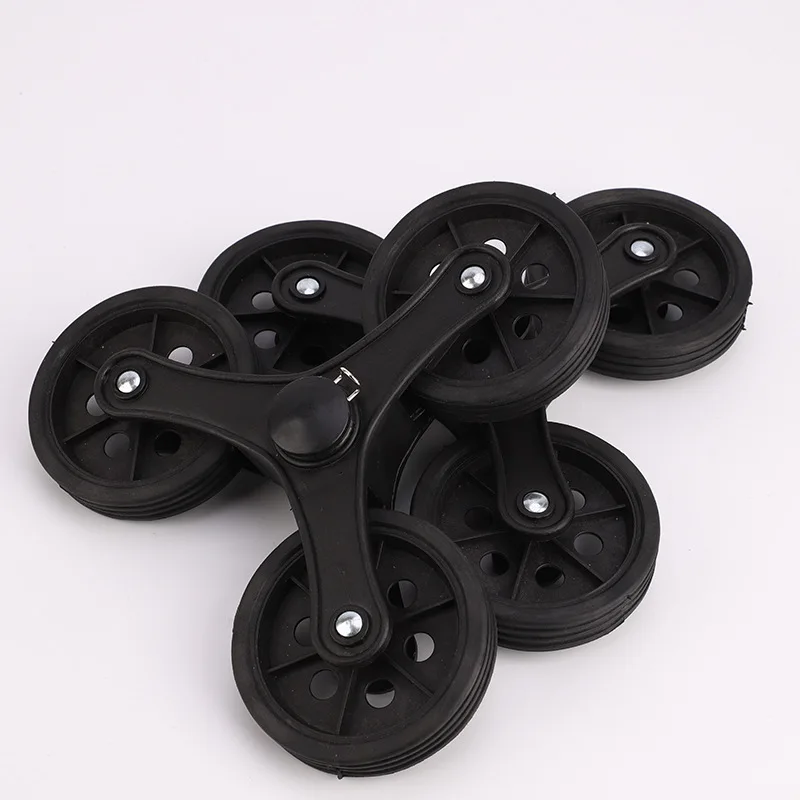 

Manufacturers Wholesale Bar Car Wheels Shopping Cart Buckle Triple Swivel Caster su jia Rubber Triangular Ladder round