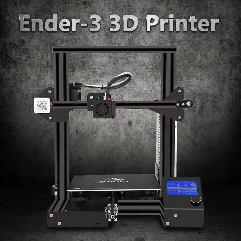 3d принтер Ender-3/Ender-3 PRO 3d принтер DiY Kit v-слот I3 FDM технология MK10 экструдер 220x220x250 мм Размер - Цвет: Ender 3