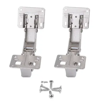 

2Pcs/Set 170 Degree Hydraulic/Normal Hinges Cold-rolled Steel Soft-close Buffer H7ED