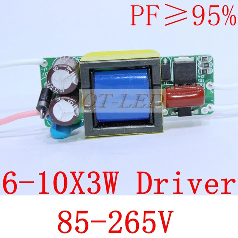 600mA 900mA LED 드라이버 1x3w 3x3w 4x3w 6x3w 10x3w, 정전류 조명 변압기 램프 전원 공급 장치, 5 개 10 개