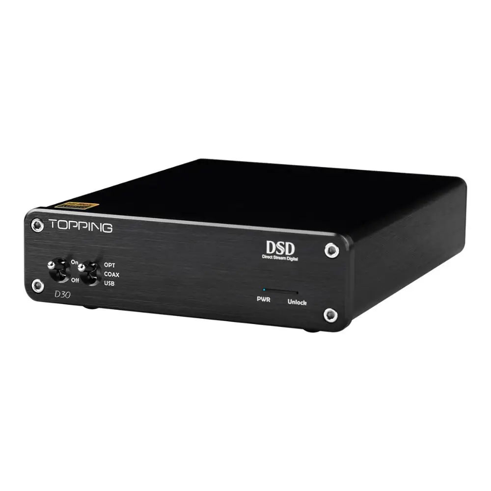 TOPPING D30 DSD hifi fever Настольный аудио декодер доска USB ЦАП на XMOS коаксиальный