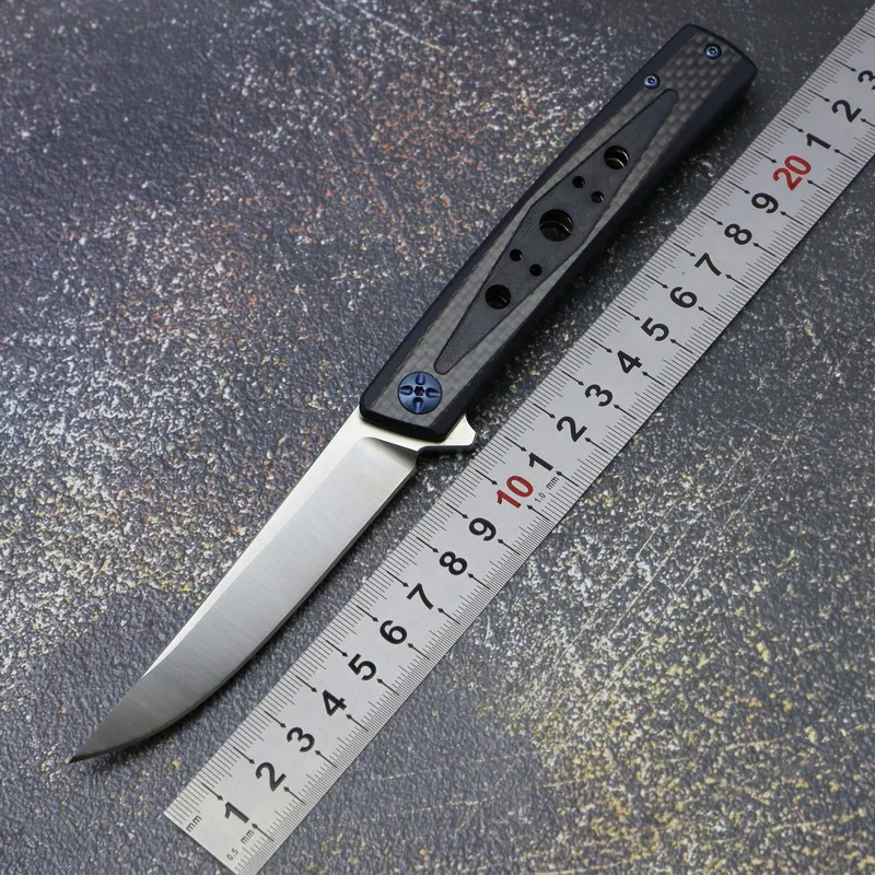 SW01 Флиппер складной нож D2 лезвие из углеродного волокна ручка тактический охотничий кемпинг выживания карманные фруктовые ножи портативный EDC инструменты