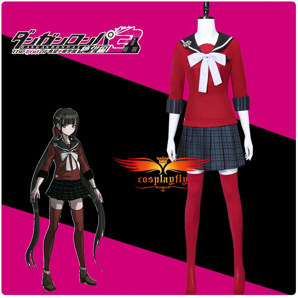 Danganronpa V3: убийство Harmony Harukawa Маки Косплэй костюм супер DanganRonpa платье юбка женская