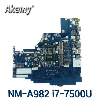 

Akemy For Lenovo ideapad 310-15IKB Laptop Motherboard 5B20M29203 With i7-7500U CPU 4GB RAM NM-A982 DDR4 MB 100% Tested Fast Ship
