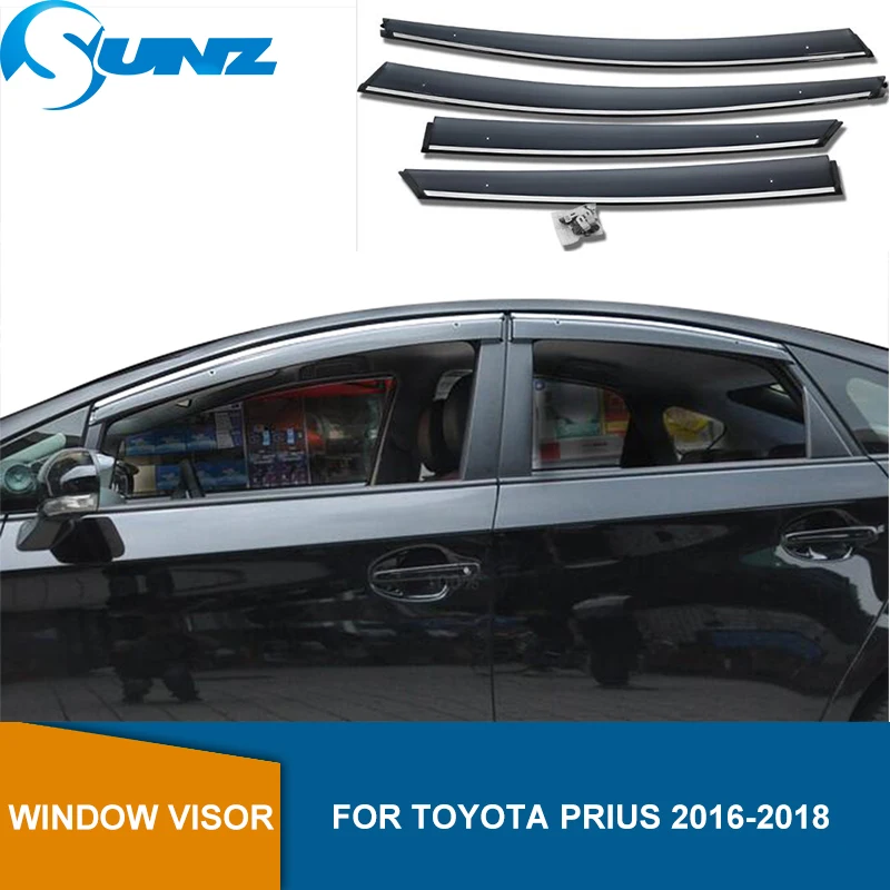 Дефлекторы боковых окон для Toyota Prius 2016 2017 2018 2019 козырек дефлектор защиты от солнца