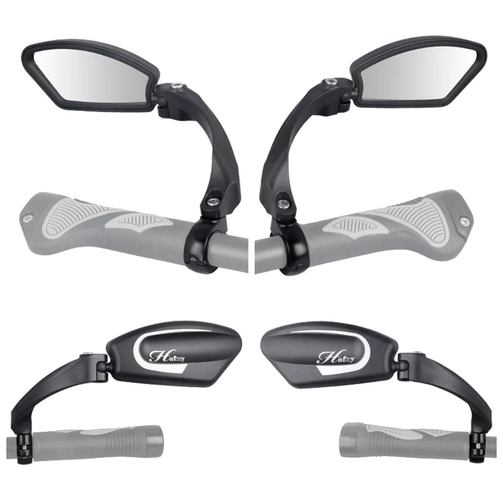 Bicycle Mirror 360 Degree Rotate MTB Road Bike Rearview Handlebar Mount Flexible Safety Cycling Back Mirror Folded Blind BC0124 (5)
