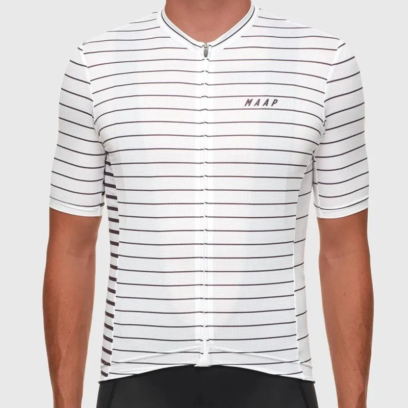 

MAAP 2019 Latest Summer Cycling Jerseys Men MTB Bike Ridewear Maglia Da Ciclista Short Sleeved Color Stripecycle Shirt