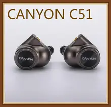 CANYON C51 Knowles DD 4BA Hifi Music HD Monitor DJ Studio Stage CNC Metal Deep Bass MMCX Audiophile Earphones Earbuds