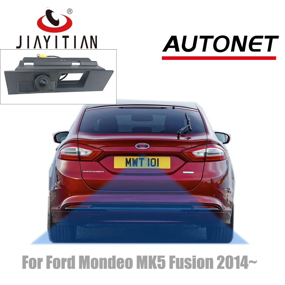 Камера JIAYITIAN с ручкой багажника для Ford Mondeo MK5 Fusion CD391 2013 ~ 2019/CCD/ночного