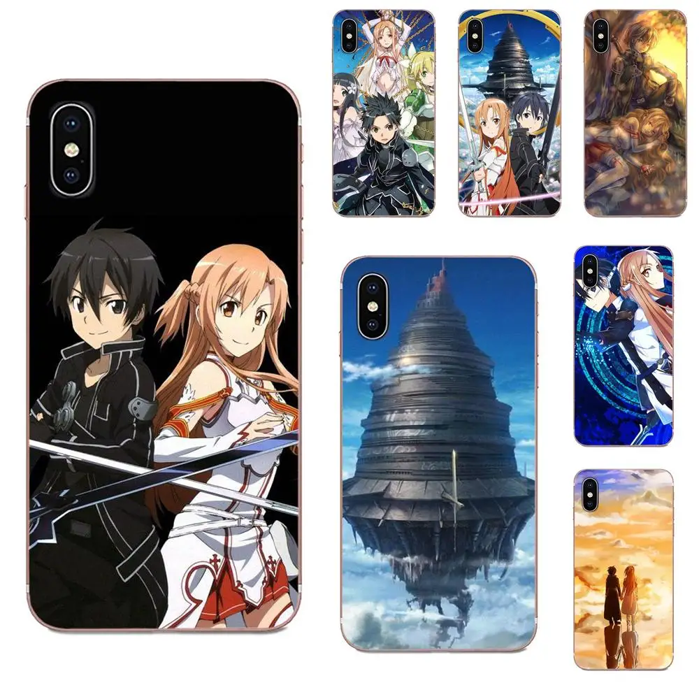 Sword Art Ordinal Scale Kirito Soft TPU Hybrid For LG G3 G4 G5 G6 G7 K4 K7 K8 K10 K40 K50 Q6 Q60 V10 V20 V30 V40 Nexus 5 5X 2017 | Мобильные