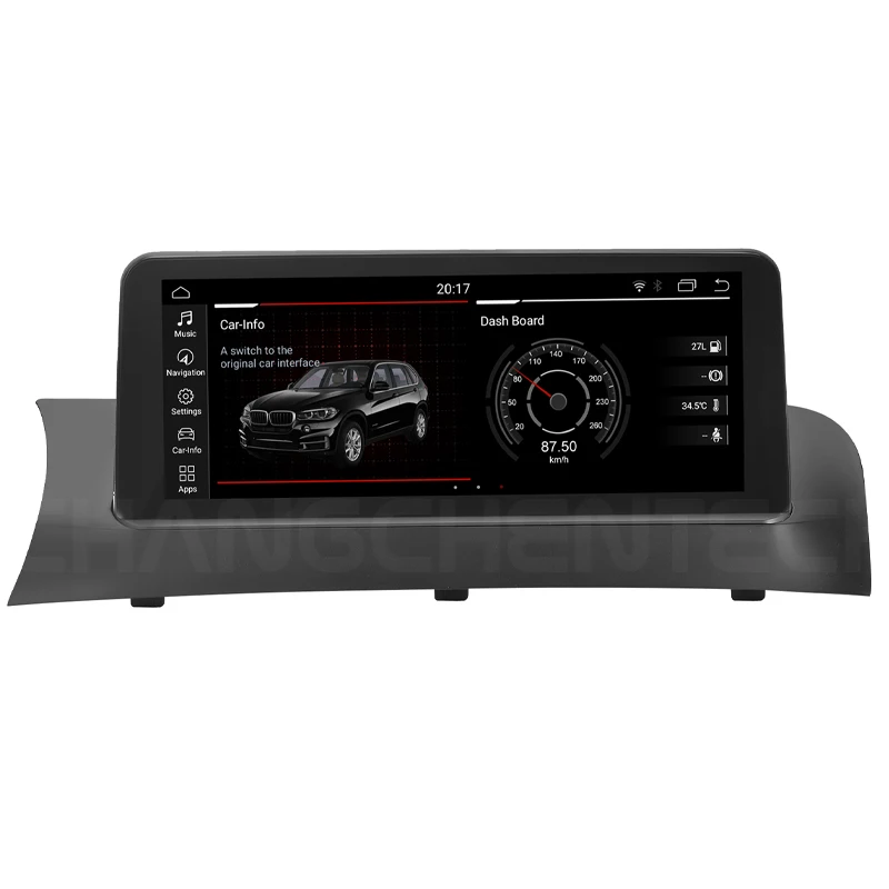 HD Black Screen 1920x720 Android 10.0 64G Screen for BMW x3 x4 F25 F26 NBT Support OEM iDrive Aux BT WiFi Rear Cam GPS Sat Navi