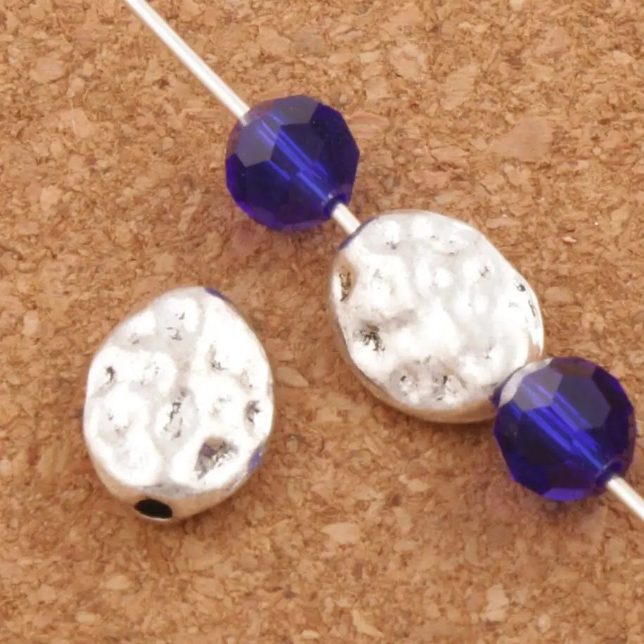 

Volcanic Stone Curved Oval Beads 10.8x8.6mm 42pcs Zinc Alloy Spacers Jewelry Findings L481