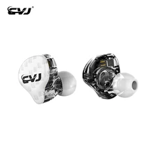 CVJ CSA 1BA+ 1DD наушники-вкладыши гибридная гарнитура HIFI музыкальные спортивные наушники шумоподавление вкладыши с 2-контактным замененным кабелем