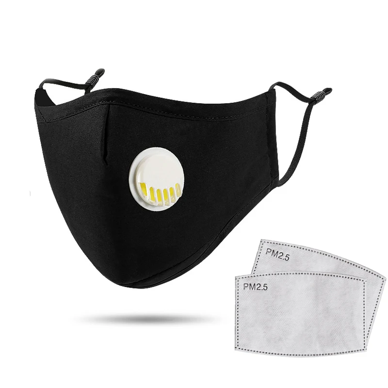 Filtres de masque réutilisable en tissu pour adultes, présentés en pile avec valve visible, achetez des filtres de masque réutilisables en tissu pour adultes.
