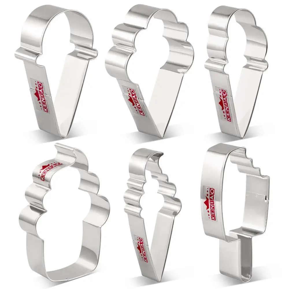 Ice Cream Popsicle Sundae Cookie Cutter Stainless Steel Kitchen Tool