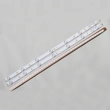 10 шт./лот, ЖК-телевизор, светодиодный, универсальный, 32 дюйма, разная машина, светодиодный, с подсветкой, 7 ламп, 6 в, длина 62 см, новинка, медная подложка