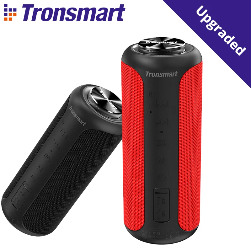 Tronsmart T6 Plus обновленная версия Bluetooth 5 0 портативный динамик SoundPulse™Технология