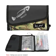 Водонепроницаемый холщовый рыболовный джиг сумки для приманки мягкие приманки багажные складные рыболовные сумки Сумка рыболовное оборудование сумка