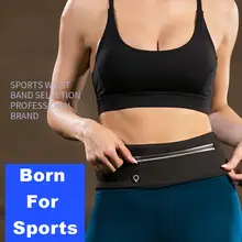 On salling! Adjustable Size Reflective Zipper Sports Waist Bag Running Yoga Bottom Breathable Mesh Sports Belt Bag Dropshipping