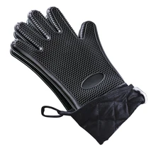 Длинные силиконовые перчатки термостойкие с силиконовой изоляцией для микроволновой печи с защитой от ожогов водонепроницаемые Нескользящие