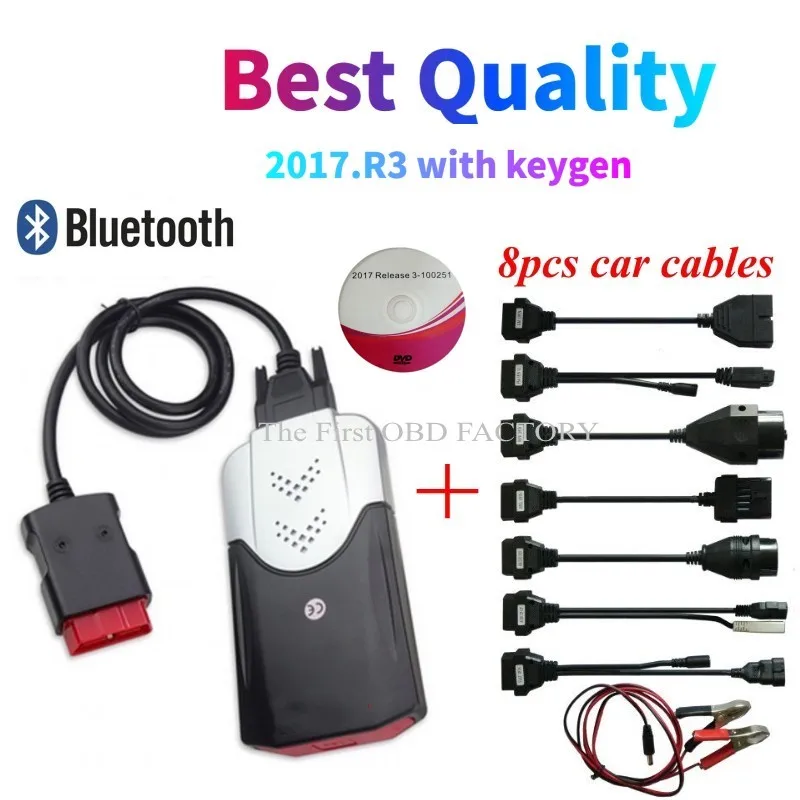 Диагностический сканер obd2 новейший диагностический vd ds150e cdp pro с bluetooth для
