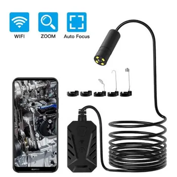 Best 5MP 1944P 14MM Auto Focal Wireless WIFI Endoscope Camera CMOS Borescope Digital Microscope Handheld Endoscope