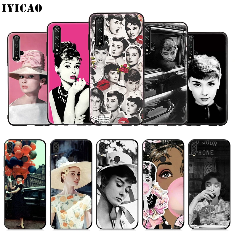 IYICAO Одри Хепберн мягкий чехол для huawei Honor 20 10 9X9 8X 8C 8 7X 7A 6A Lite Pro View Note телефона |