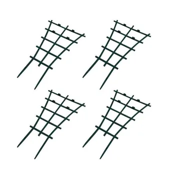 

4pcs Decorative Mini Climbing Trellis Cucumber Tomato Net Courtyard Plant Potted Frame Stands Flower Supports Garden DIY Cage