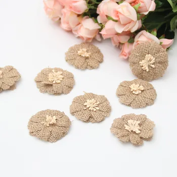 

Model Linen Lace Rose Flower Europe and America Celebration Holiday Party DIY Christmas Wedding Craft Flower