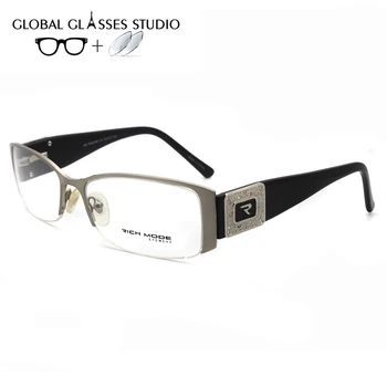 

Male Bussiness Glasses Frame Simple Clear Lens Square Eyeglasses Frame Men Transparent Myopia Glasses RM00399 C4