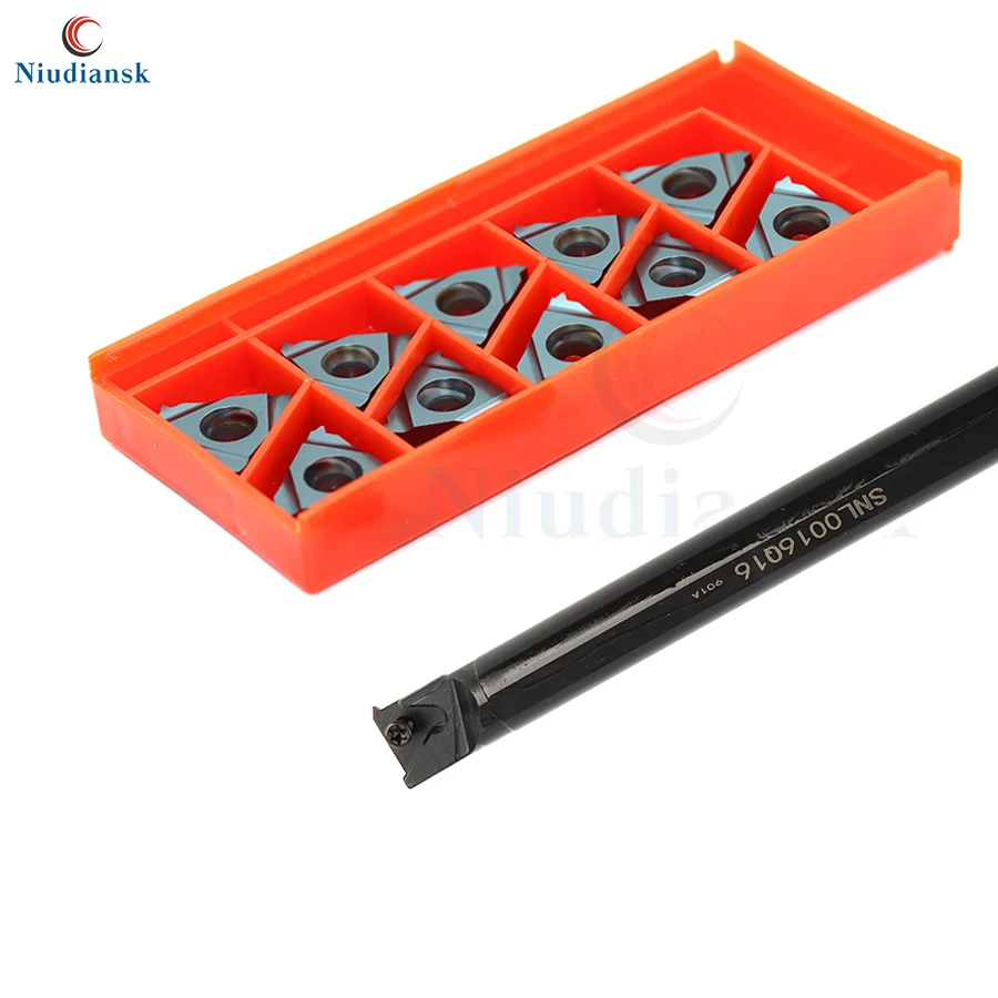 

10pcs 16ER 1.5 ISO BMA 2.0 3.5 ISO Carbide Inserts SNL0014M16 SNL0016Q16 SNL0020R16 SNL0025S16 Threading Turning Tool Holder Set