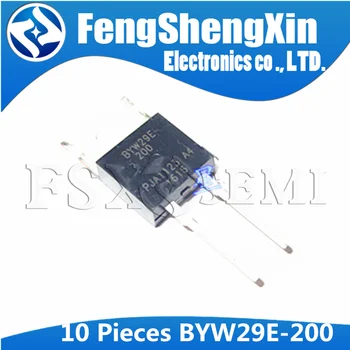 

10pcs BYW29-200 TO220-2 BYW29E-200 BYW29 TO-220 BYW29-200G Rectifier diodes