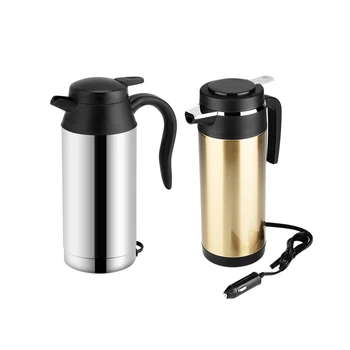 

NEW-Car Electric Kettle Travel Car Cigarette Lighter DC24V 750Ml & 1200Ml Stainless Steel Electric Car Kettle 12V Cigarette